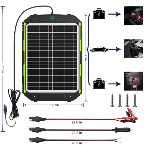 Sun Energise SE20W-PRO 20W 12V Solar Powered Battery Charger & Maintainer thumb #7