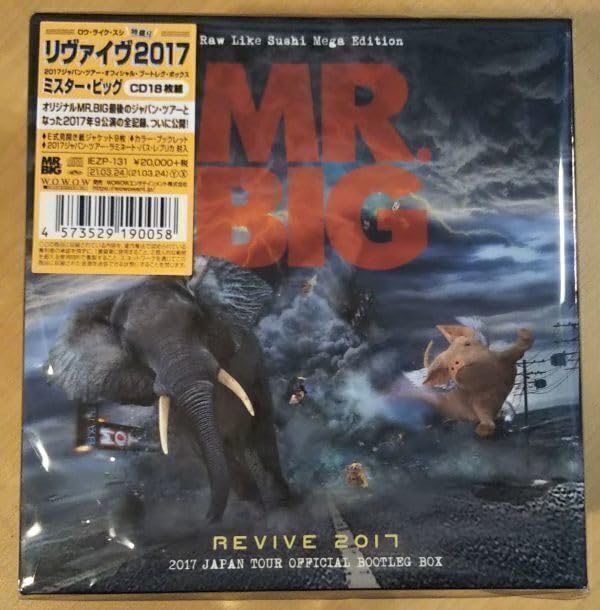 MR.BIG JAPAN TOUR 2017 VIP 直筆サイン Mr.Big / ミスター・ビッグ Revive 2017 2017 Japan Tour