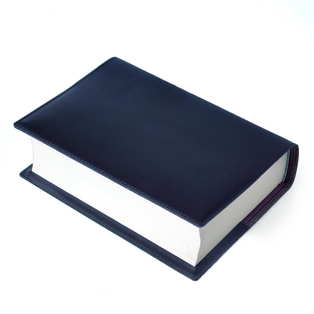 受注見本ハンドメイド手縫い本革キリスト聖書カバー/ブックカバー Amazon | 国産 かばん屋さんの 手作り レザーブックカバー 中型