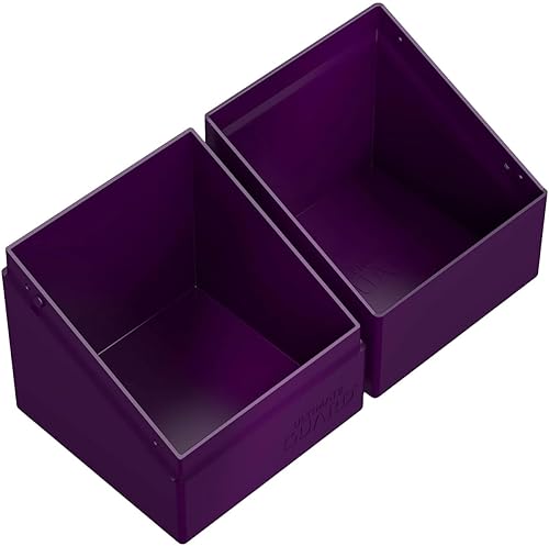 Miniatura 4 de Ultimate Guard Boulder Solid 100+, funda para 100 tarjetas TCG de doble manga, color morado, almacenamiento seguro y duradero para juegos de cartas