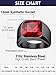 Bandmax Ruby Ring for Men Black Stainless Steel Red Gemstone Ring Princess Cut Cubic Zirconia Ring Mens Pinky Ring Cocktail Chunky Ring Signet Band Ring Size 10
