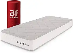 Colchão Solteiro de Espuma D33 a Vácuo 88x188cm BF Colchões