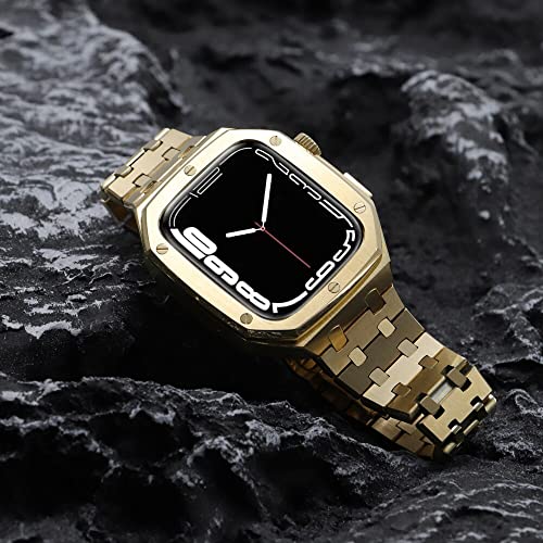 Kit modification Apple Watch Series 7 45mm bracelet acier - 2