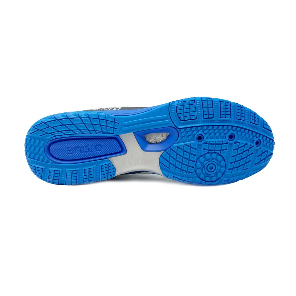 Andro Schuh Cross Step 2, grau/gelb, 40