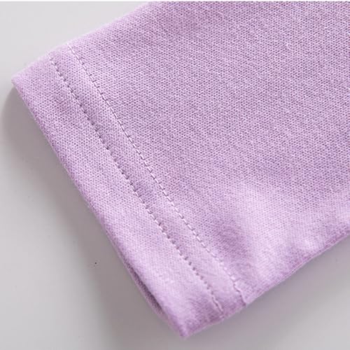 Kids Girls Tennis Dress Plain Pleated Athletic Dress Long Sleeve Crewneck Fall Winter Warm Solid Soft Dresses3