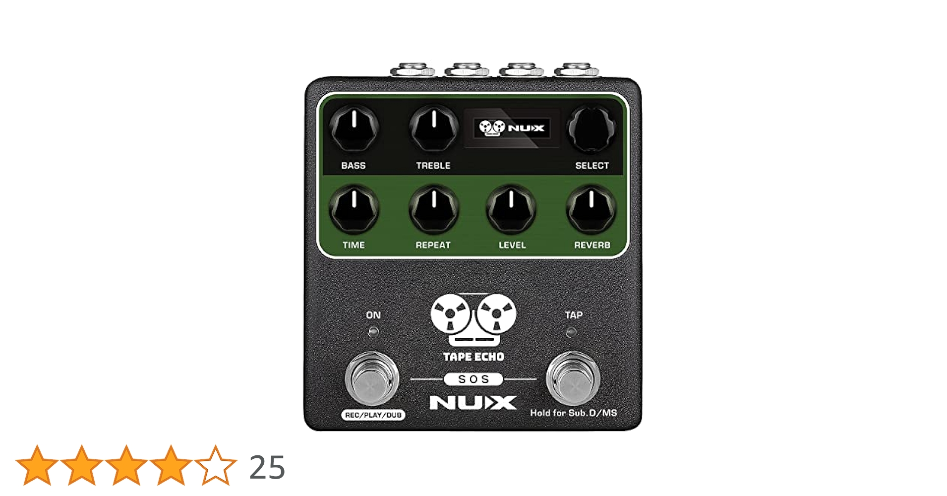 NUX ( ニューエックス ) TAPE ECHO ディレイ　リバーブ Amazon | ニューエックス NUX/TAPE ECHO テープエコー