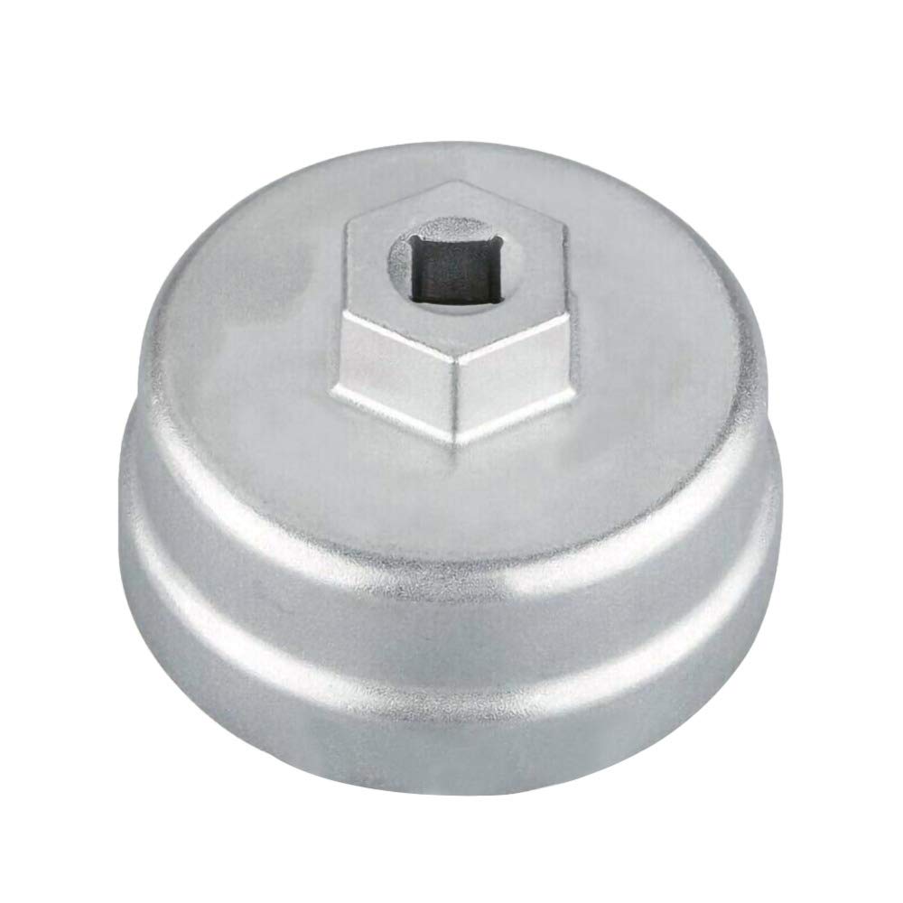 Qiilu Chiave Per Filtro Olio 901 - 65mm 14 Flauti In Alluminio Per Toyota E Honda