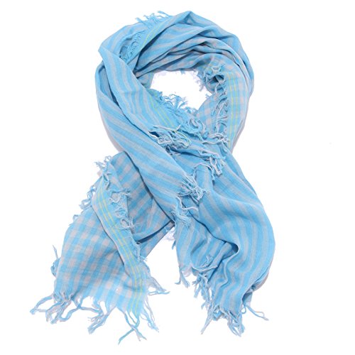  WOOLRICH 1274W sciarpa bimbo light blue scarf cotton kid [TAGLIA UNICA]