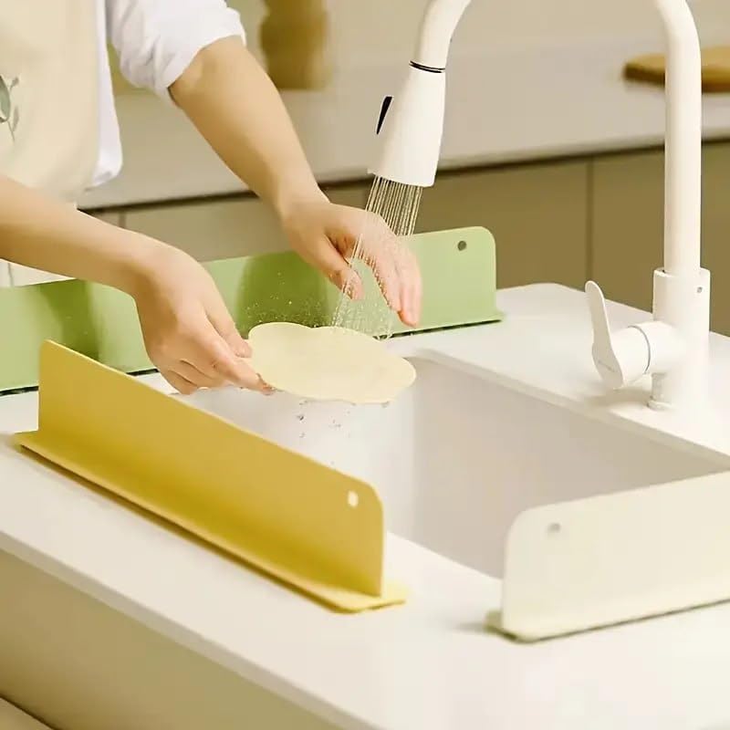 CARTZILLA Kitchen Sink splash Guard | silicone Splash Guard for Kitchen Island, Countertop, Stove & Sink Protection β Oil, Water, Stain Resistant, Easy Clean, Durable 3