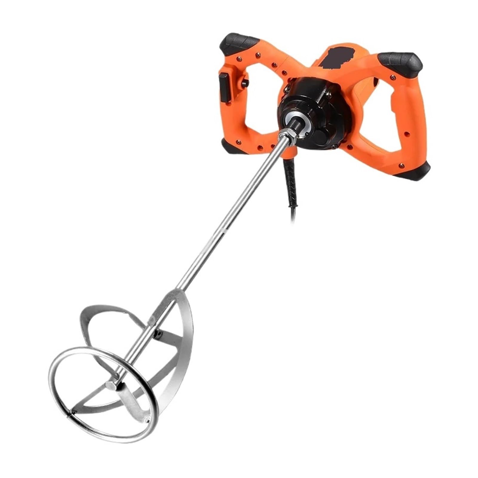 Mezclador de grado Industrial de 2100w, mezclador manual de pintura, cemento, masilla en polvo, volante, herramienta de batido eléctrica ajustable de seis velocidades(220V,E+U)