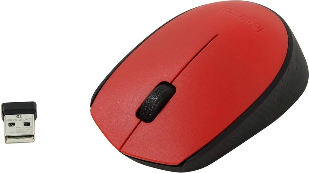Logitech Wireless Mouse M171 Red-k