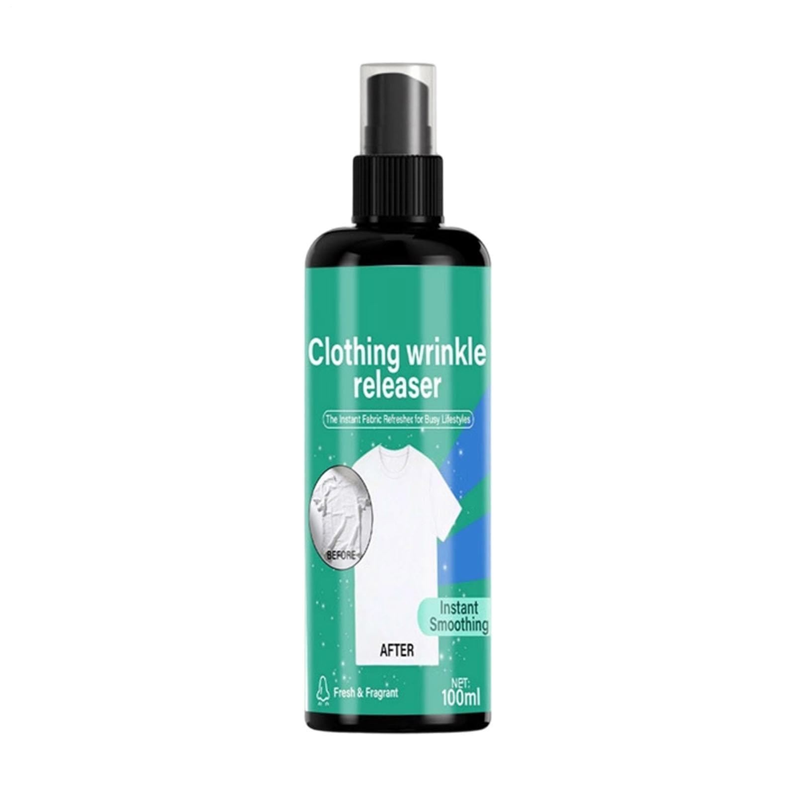 Fabric Starch Spray, 3.9x14cm, 100ml Sizing Mist, Ironing Aid, Clothing Care, Pressing Garments, Laundry Maintenance, Smoothing Apparel Finishing