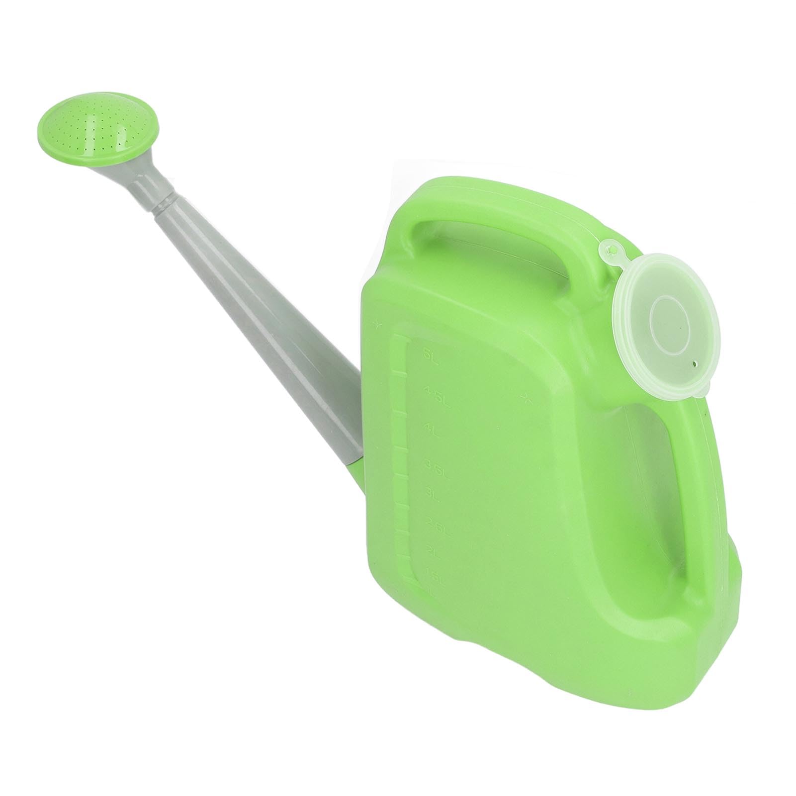 Arrosoir de ferme de grande capacité, facile à remplir, verser et manœuvrer, avec indicateur de niveau d'eau, matériau PP, pour plantes d'intérieur, d'extérieur et de jardin (vert)