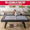 GoSports 7 and 8 ft Pool Tables with Wood Finish - Gray, Black, or Green Felt - Billiards Game Room Table for Adults & Family - Accessories Not Included