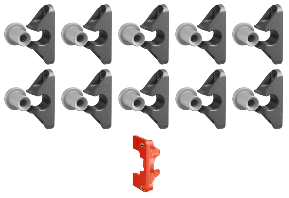 Button Fix Type 2 Compact Push On Bracket Connector Push & Click x10 + 1 Marker Tool