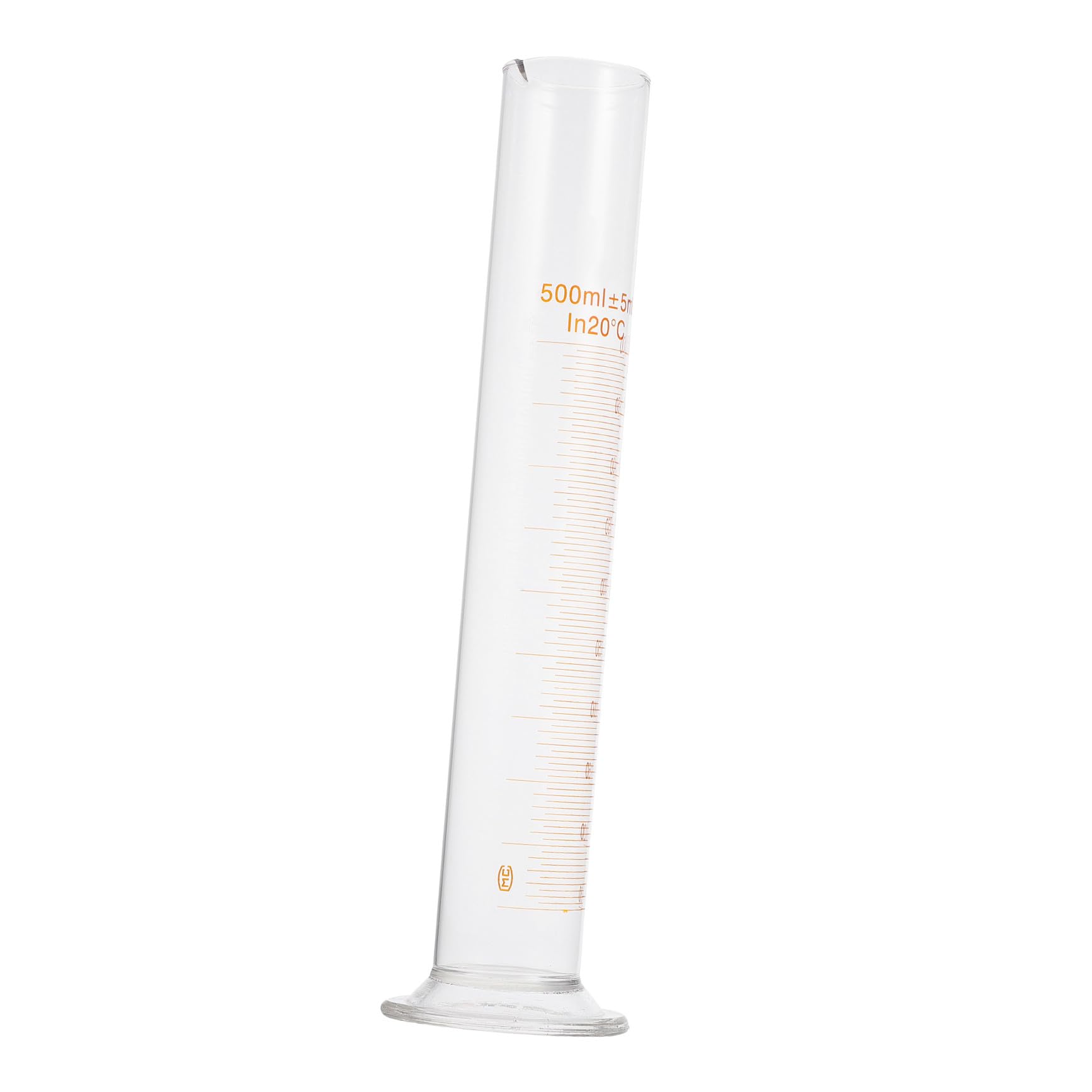 BESTOYARD Cilindro Graduato in Vetro Borosilicato da 500ml Base Stabile e Scala Graduata Accurata, per Uso in Istituti di Ricerca e Università
