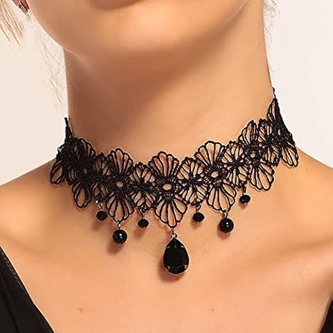 TseenYi Vintage Lace Choker Necklace for Women Cover