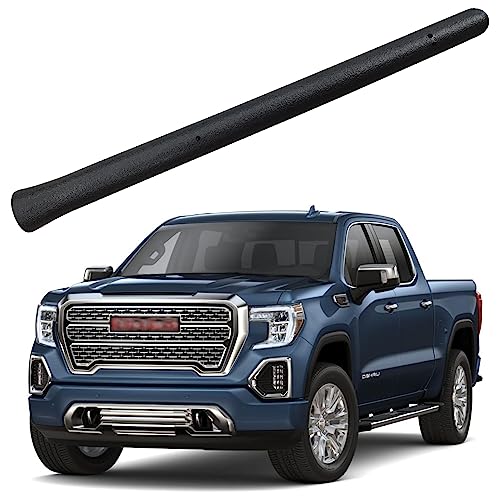 6 3/4 Inch Short Rubber Antenna for GMC Sierra (2007-2023), GMC Sierra 1500 2500 3500 Antenna Replacement Mast - Car Wash Proof - Internal Copper Coil