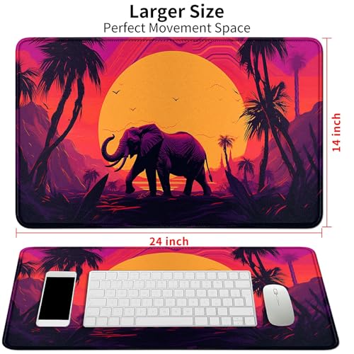Image of Card Mat for MTG & TCG Playmat,Elephan Through Jungle