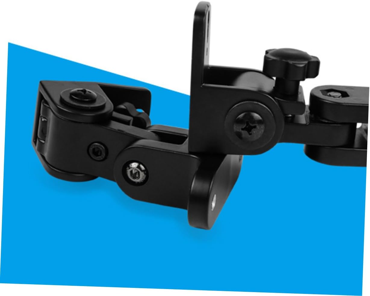 Gadpiparty 2pcs Speaker Wall Mount Bracket Zinc Alloy Strong Capacity Sound Wall Bracket for Surround Speakers