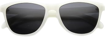 Kush Action Sport Retro Keyhole Horned Rimmed Sunglasses