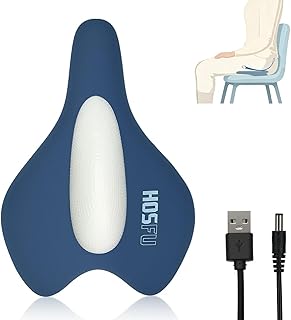 Seated Hip Inner Thigh Trainer for Men, Portable Home Strength Training Gear, Ergonomic Workout Equipment for Muscle Endurance Improvement & Post Training Relaxation, Blue