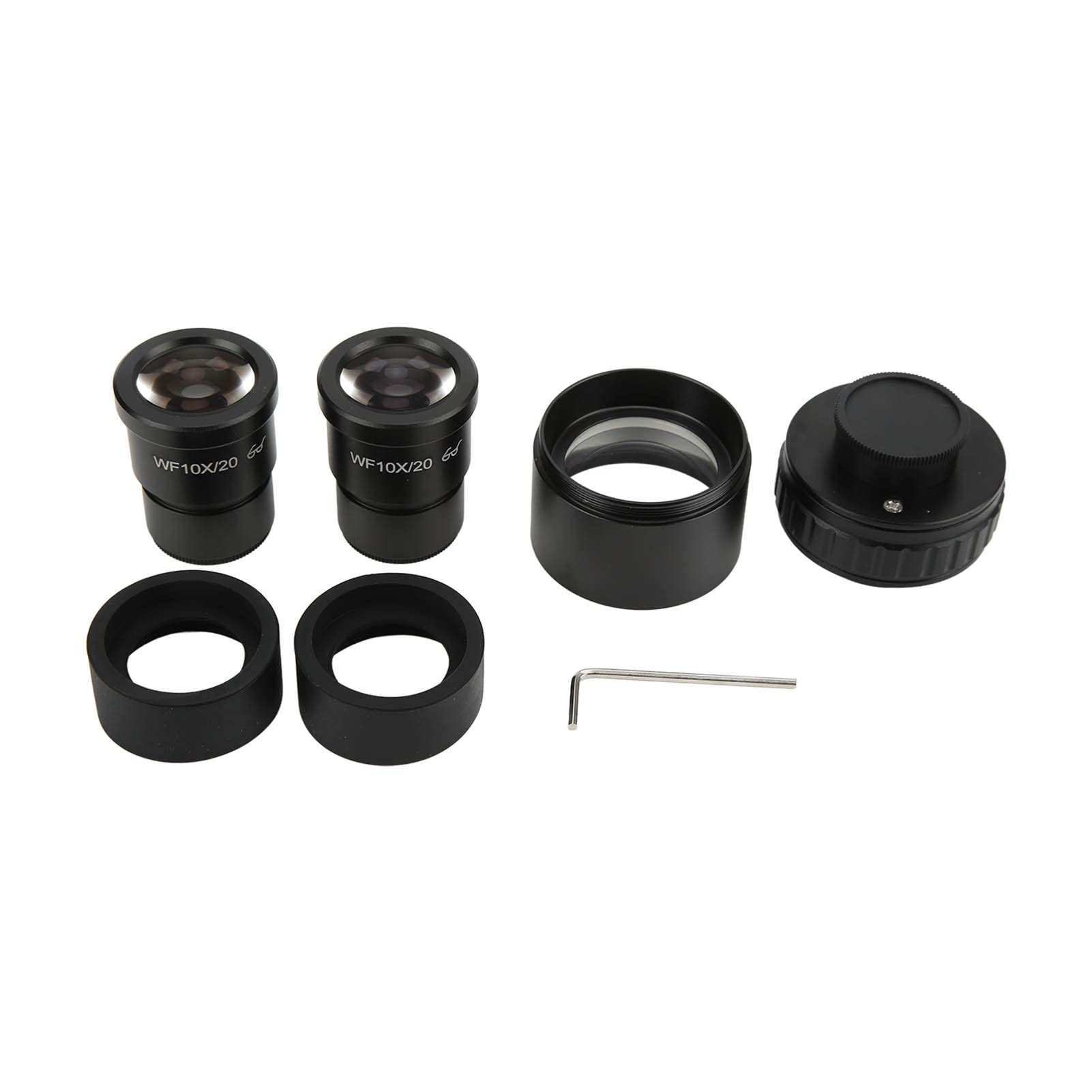 FTVOGUE Cabezal de Microscopio Cabezal de Microscopio Estéreo Trinocular de Vidrio Metálico Zoom de 3,5X a 45X Inclinación de 45 Grados Rotación de 360 ​​Grados para Inspección de Laboratorio de