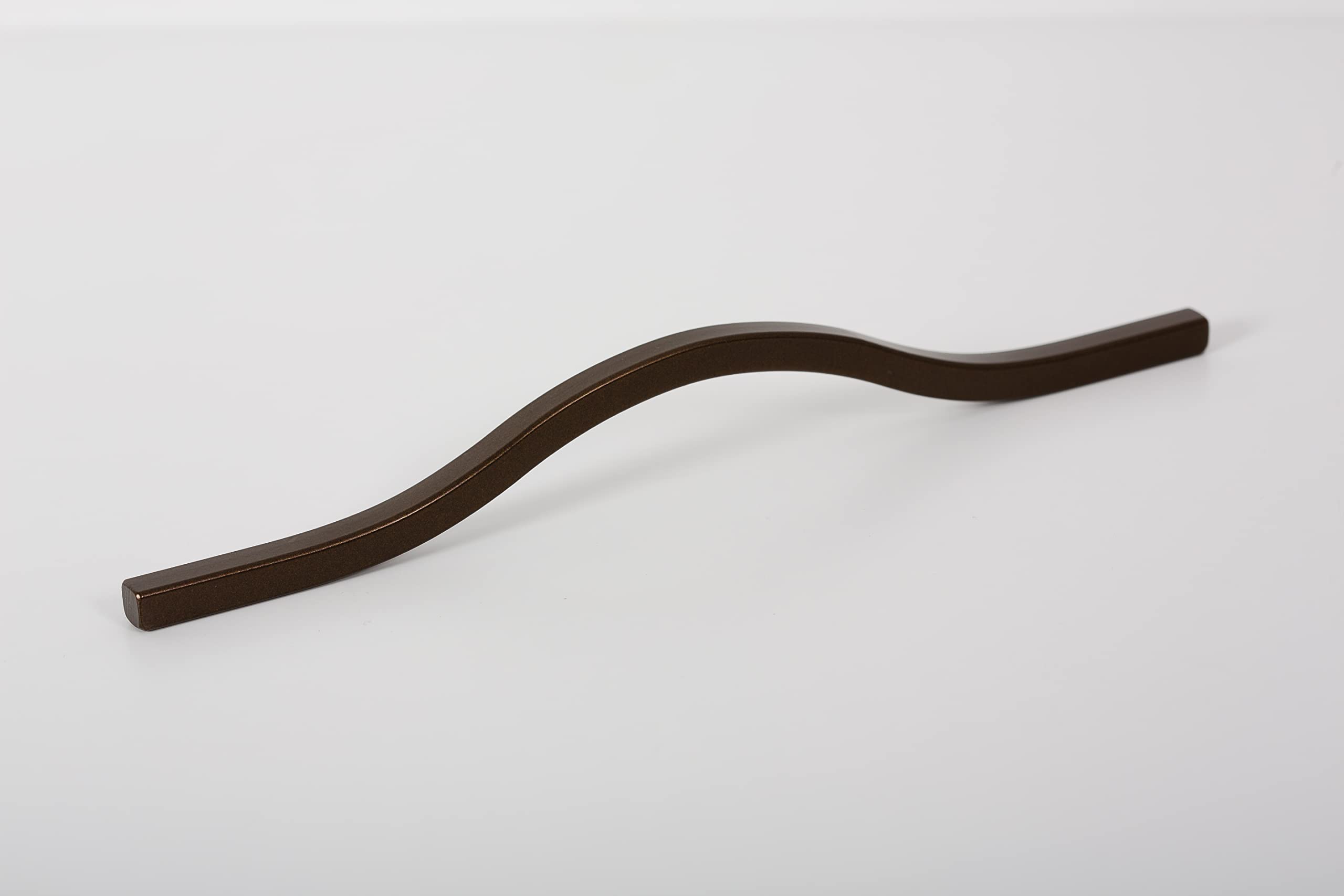Gedotec Brown Brave Furniture Handles Aluminium | 1 Piece - Folding Door Handles For Gripping | Modern Vintage Industrial Design | Length: 240 Mm | Cupboard Handles - Drawer Handles - Kitchen Handles