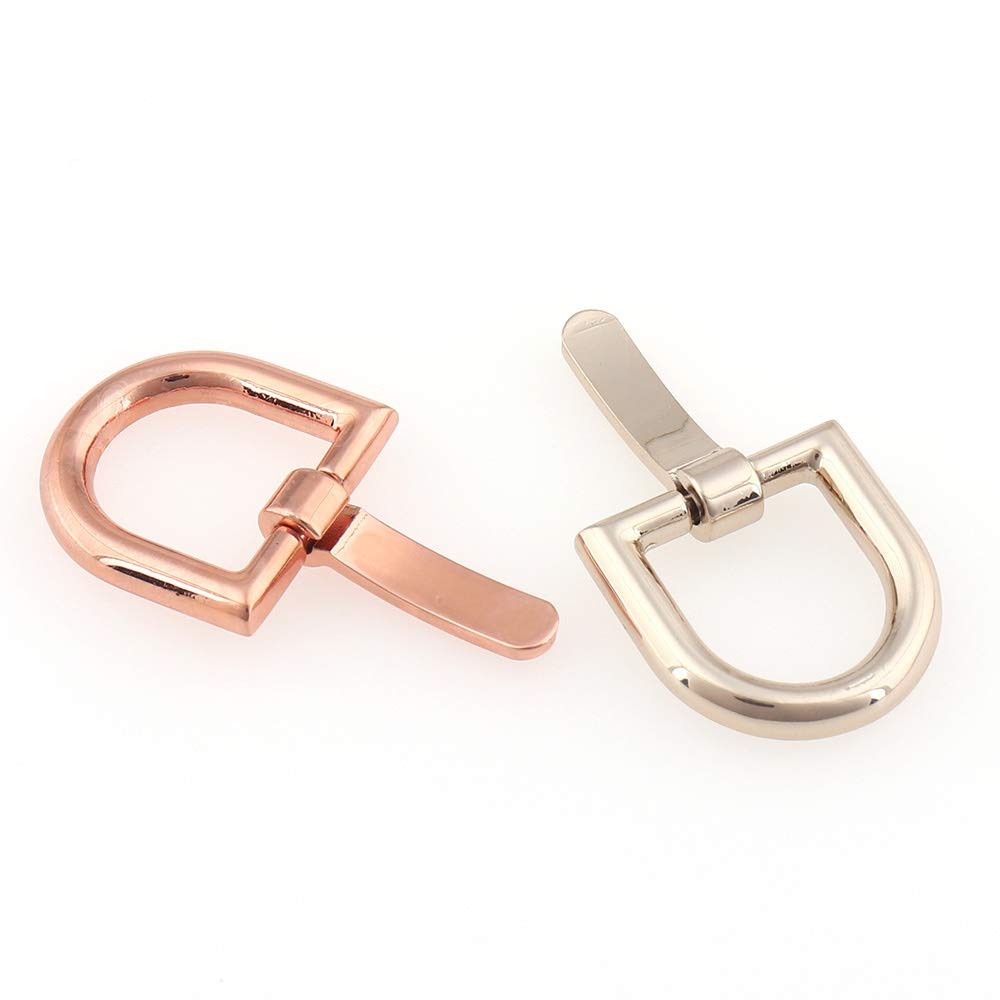 Damen Gürtelschnalle Accessoires Pin 15mm Leder Craft Jeans Accessoires Versorgung Hardware DIY Handgefertigte (Color : Silver)