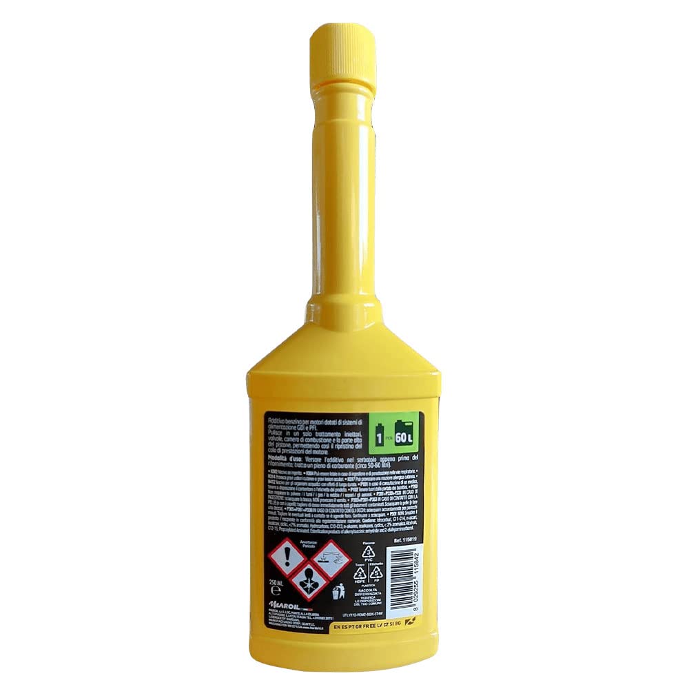 Promo Top Gasoline REPOWER,3 Pezzi da 250 ML, Additivo Benzina per Pulizia di Sistemi di Alimentazione GDI e PFI, Rimuove Efficacemente i Depositi già dal Primo Trattamento
