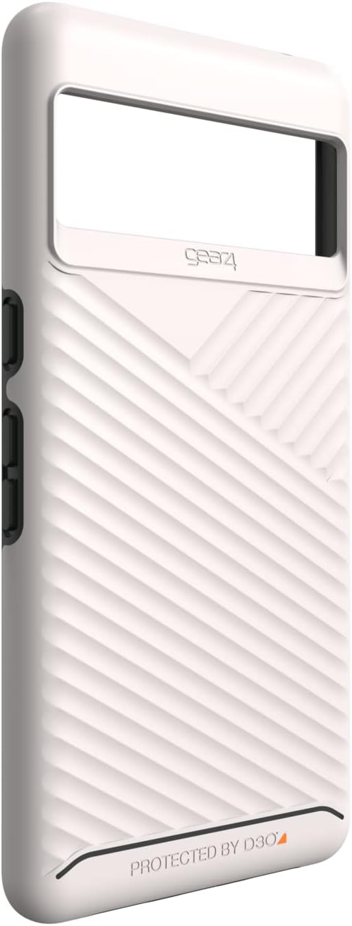 ZAGG Gear4 Denali for Google Pixel 7 Pro, iPhone Case, D3O Drop Protection for Up to (16ft/5m), Reinforced Backplate with Edge-to-Edge Protection, Wireless Charging Compatible, Gray (702010208)