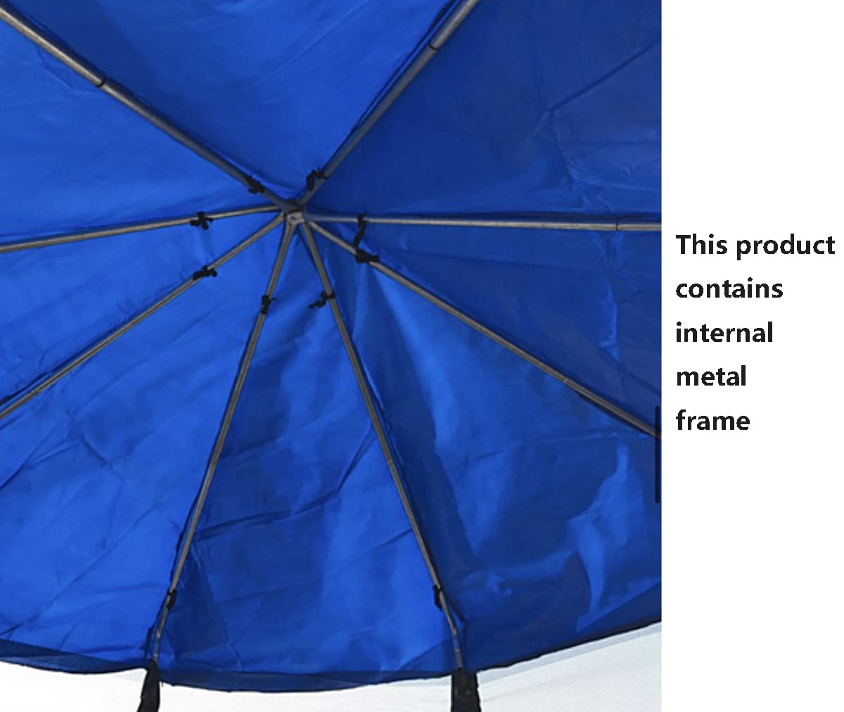 Toldo para cama elástica al aire libre – 6 pies, 8 pies, 10 pies, 12 pies – Protege del sol y la lluvia/nieve – Parasol para tienda de campaña para patio trasero – Cubierta de toldo para la