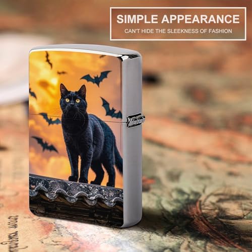 Funda clásica para encendedor The Black Cat miniatura 6