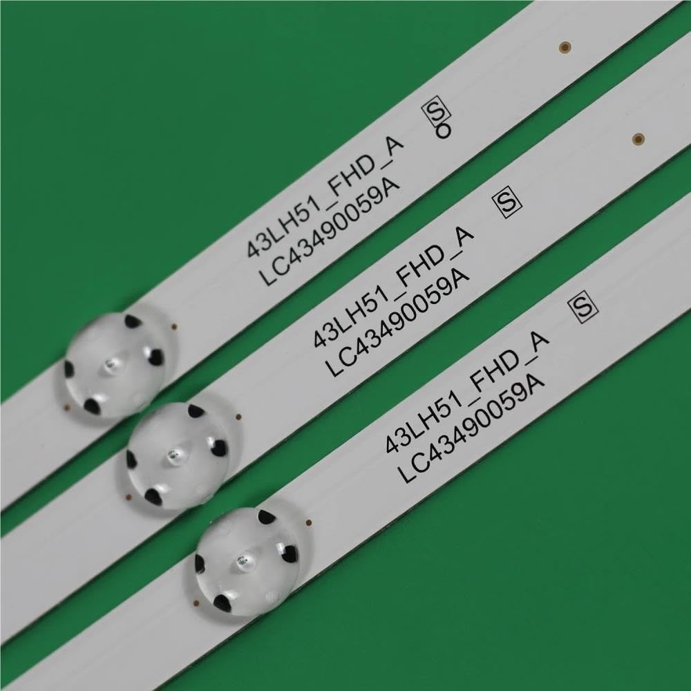 Striscia LED adatta for WOOREE 43 pollici UHD Array LC430DUY(SH)(A3) HC430DUN-SLVX1-511X 43LK5900PLA 43UJ654V 43LJ554T 43LJ619V-TE 43LJ624V-ZC