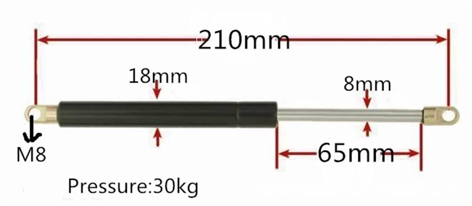 Asta idraulica Supporti Automatici Dell'ascensore dei Puntoni di Scossa del Gas per Audi Q7 2007 2008 2009 2010 2011 2012 2013 2014 2015