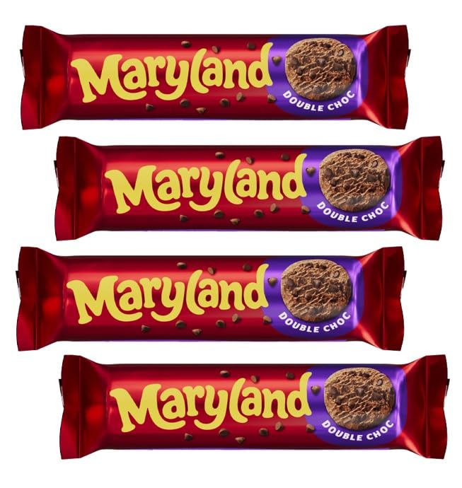 Maryland Double Chocolate chip Cookies Bundle | | Perfect Afternoon tea cookies | Chocolate Biscuits | Perfect biscuits for gifting | Biscuits for HIM & HER | Available for Hampers (200g x 4 Packs)