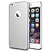 Spigen Thin Fit A iPhone 6 Plus Case with Premium SM Coated Matte Hard Case with Logo Cutout for iPhone 6S Plus / iPhone 6 Plus - Satin Silver