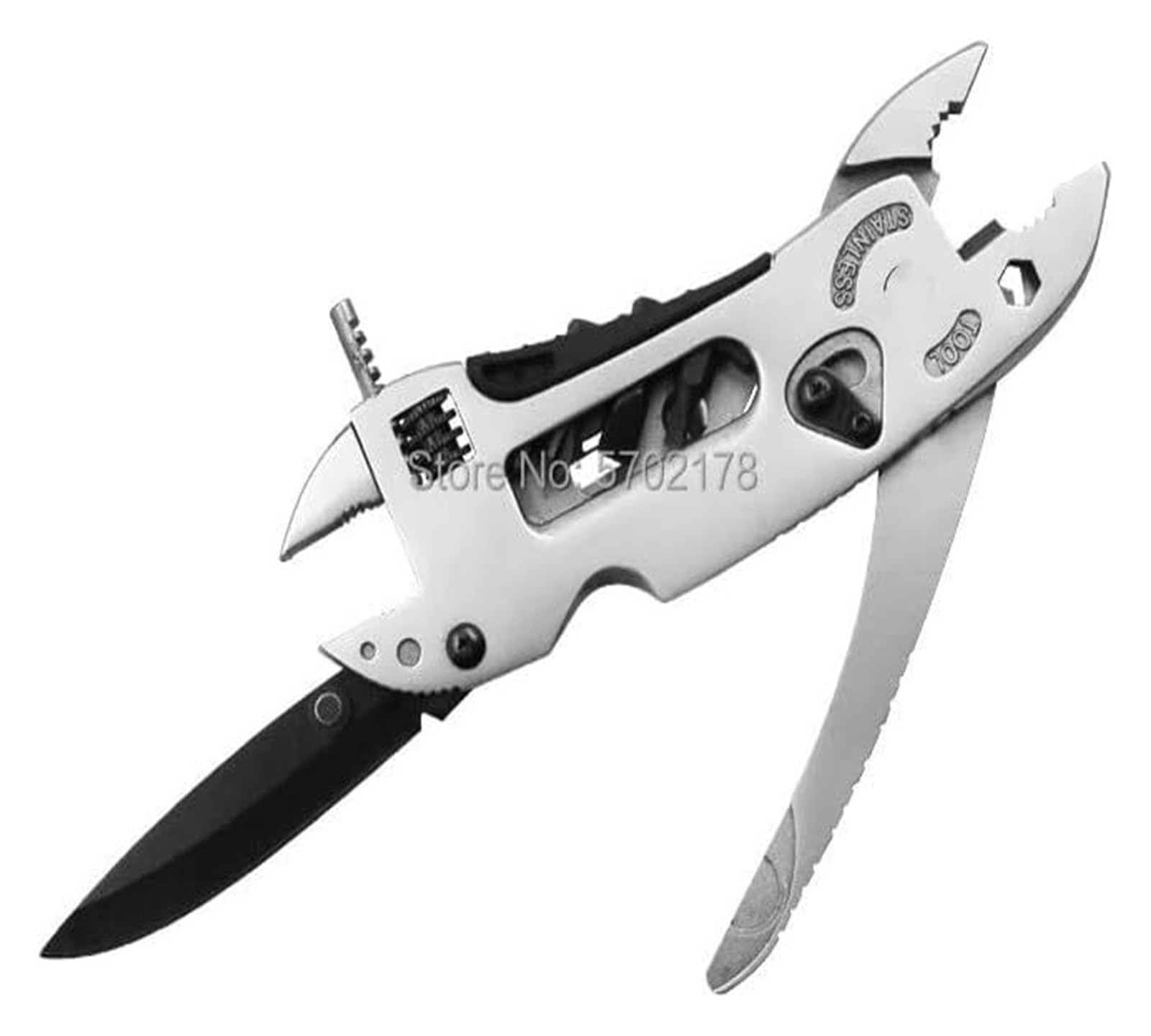 Clé à molette, pince, tournevis de poche, kit de réparation, clé à mâchoire, outils multifonctions de survie, mini clé à molette professionnelle