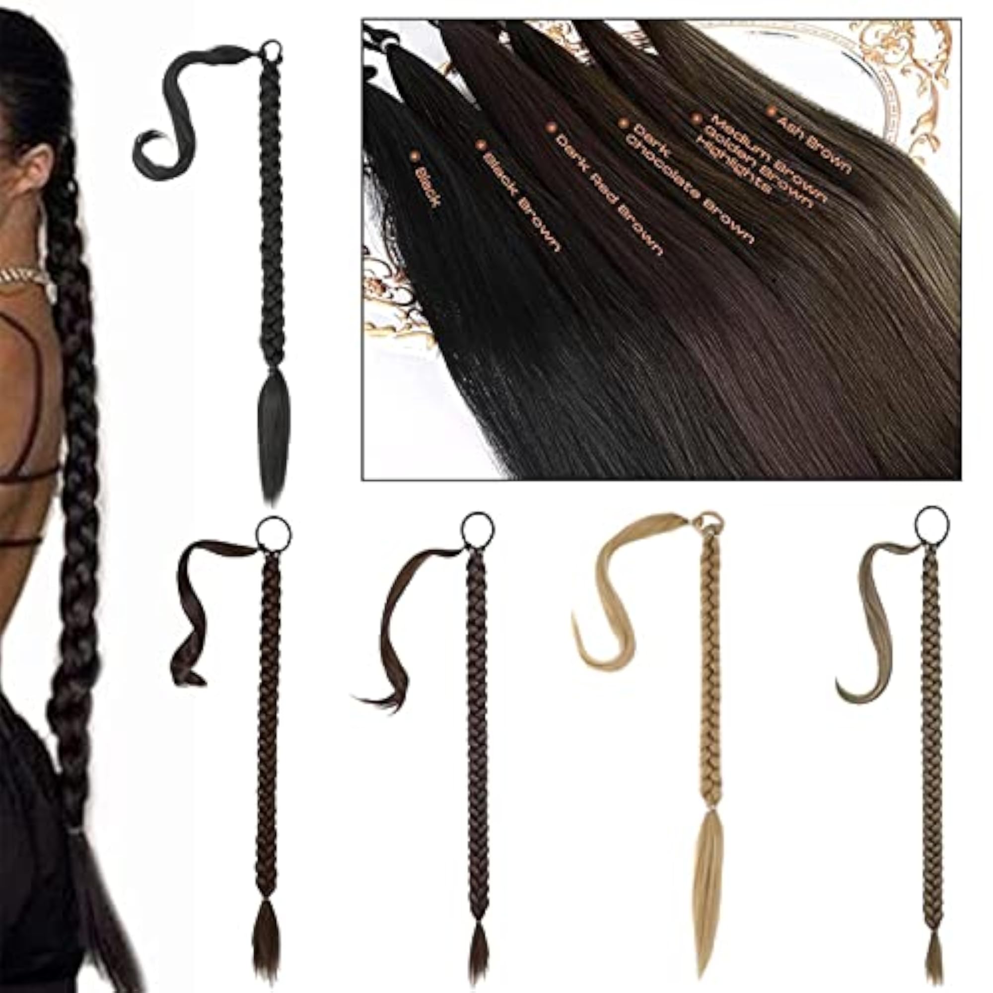 Wrap Around Ponytail Extension Synthetic Hair