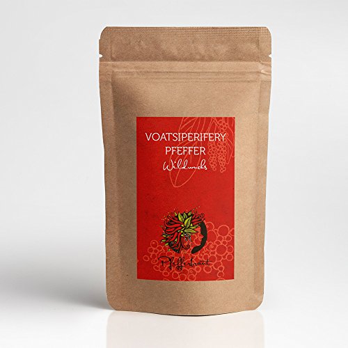Voatsiperifery Pfeffer Wildwuchs Urwaldpfeffer - 60 g wilder Pfeffer aus Madagaskar scharfer...