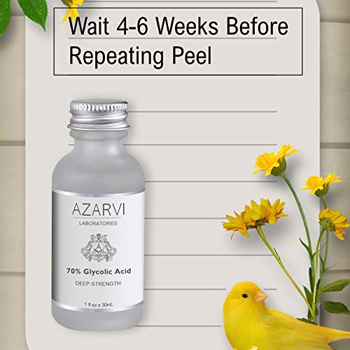70% Glycolic Acid Peel Including After Peel Neutralizer. Wrinkles, Age Spots, Rough Skin Texture. Medium Strength. Contains Retinol & Vitamin C - Thumbnail 2