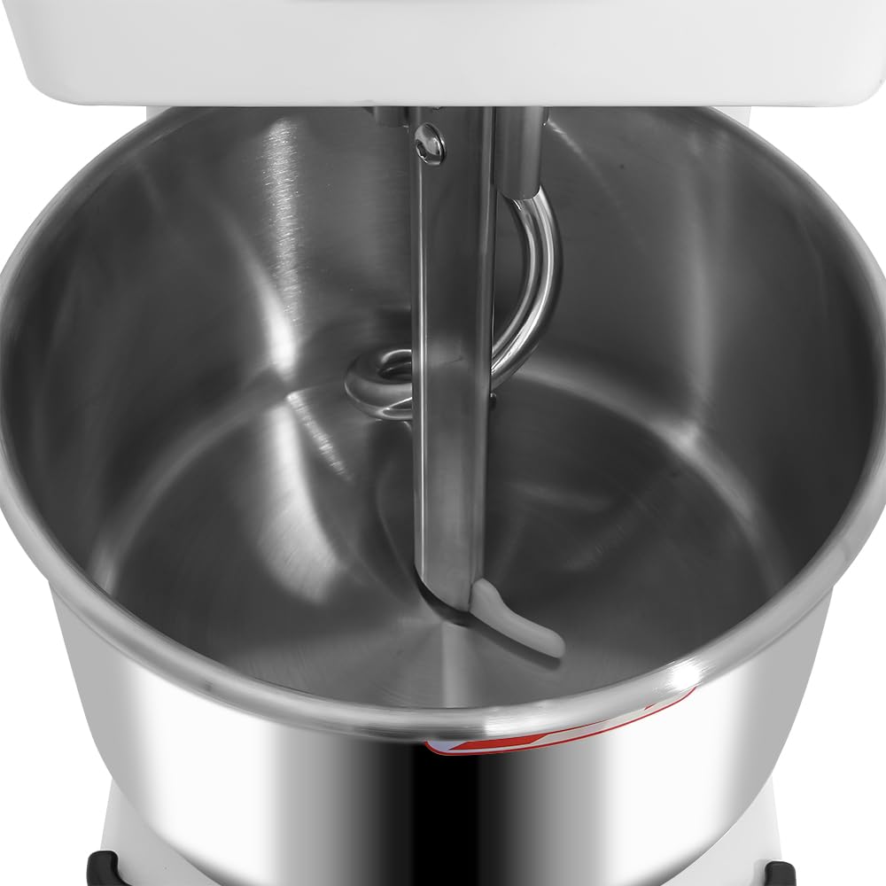 MBH - Amasadora industrial de 20 litros para panadería, pastelería y hostelería. Batidora amasadora espiral profesional para hacer masa de pan y pizza.