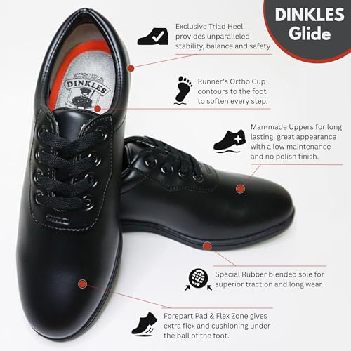 Dinkles Men's Glide Marching Band Shoes, Comfortable (Medium Width)2