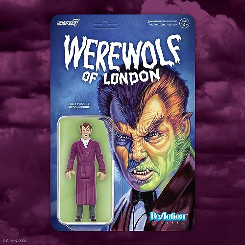 Image of Super7 Universal Monsters Werewolf of London - 3.75 inch Universal Monster Movies Action Figure Classic Movie Collectibles and Retro Toys