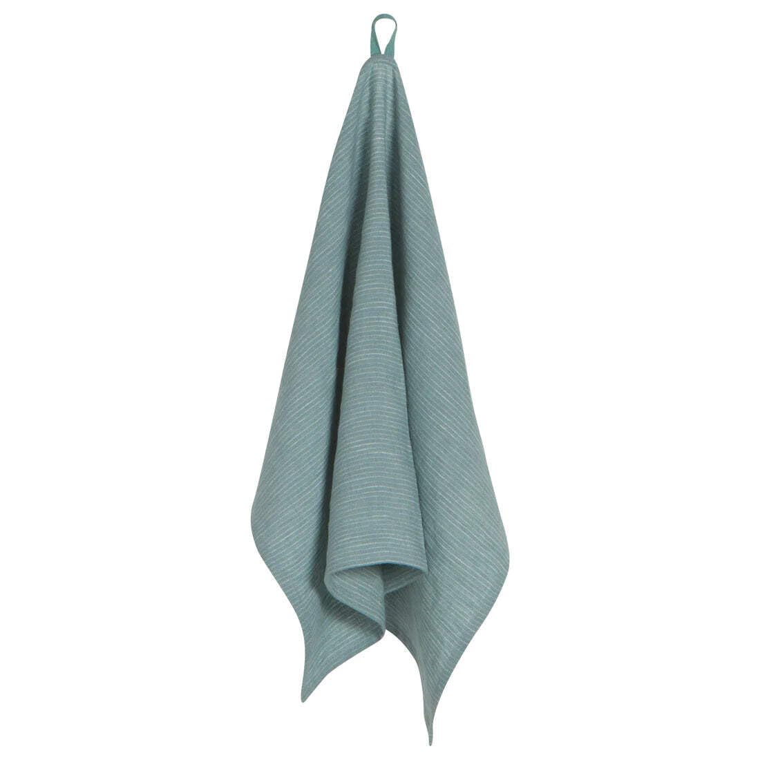 Danica Heirloom Linen Kitchen Cloth Dishtowel, Light Blue, 100% Linen