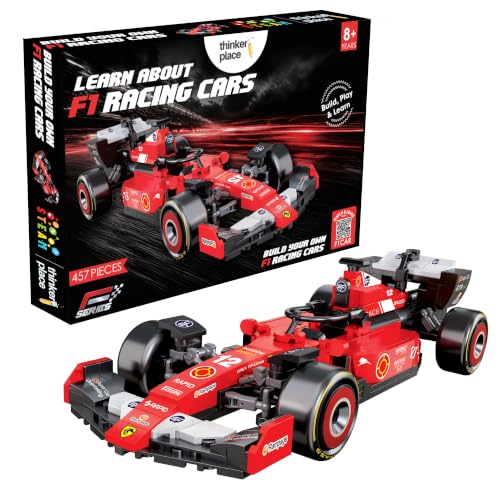 Image of Lightning F1 Race Car Building Block Toy Set for 7+ (457 Pcs)