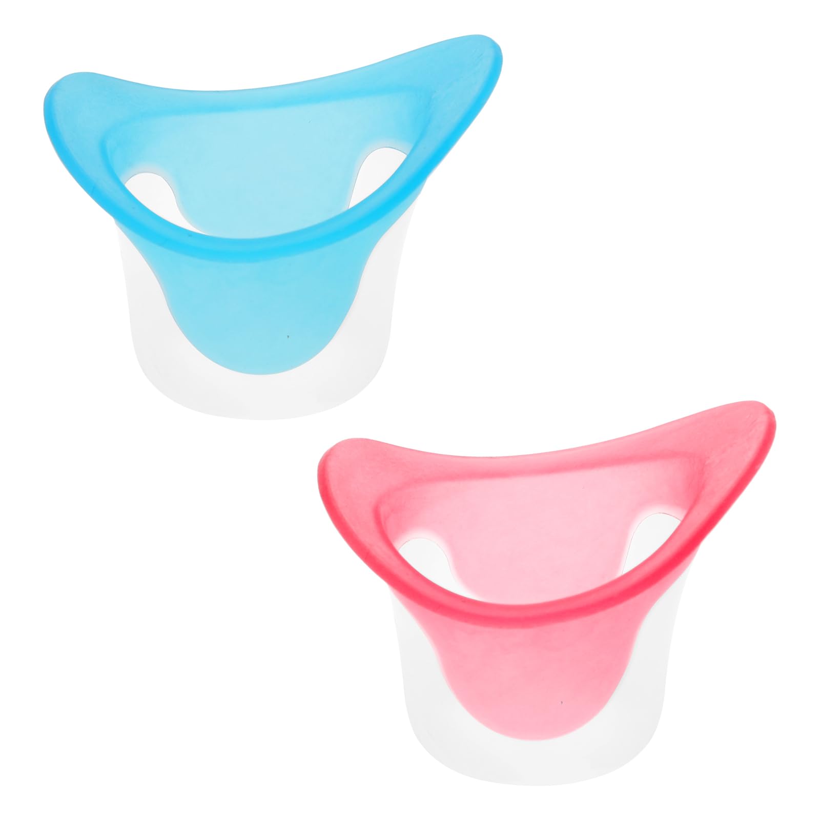 APOMOONS 2 Pezzi Tazza da Bagno per Occhi in Silicone, 10 ml Lavaggio Oculare Riutilizzabile, Portatile Lavaocchi, Strumento per la Cura Degli Occhi, Blu, Rosa