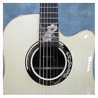 GaYouny Guitare 41 Pouces de Guitare Acoustique coupée, Haut de l’épinette Solide, côtés de Bois de Rose Massif et Dos… - Les Beatles, Paul McCartney, John Lennon, RIngo Starr, George Harrison GaYouny Guitare 41 Pouces de Guitare Acoustique coupée, Haut de l'épinette Solide, côtés de Bois de Rose Massif et Dos… – Image 3