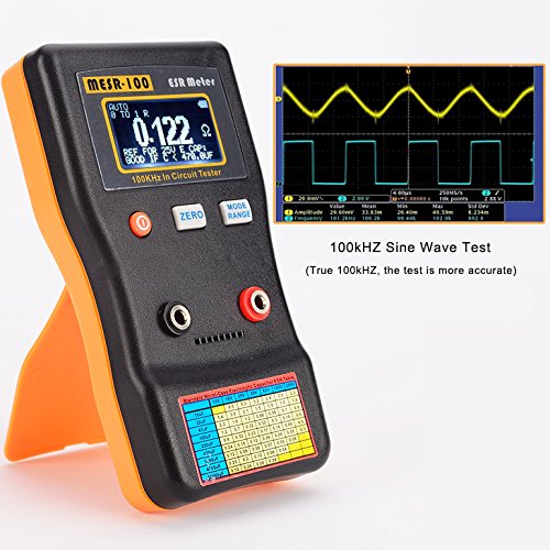 Signstek US-171024-02 Mesr-100 V2 Auto Ranging In Circuit Esr Meter Capacitor Tester/Low Ohm Meter Up To 0.01 To 100R, Support In Measuring Capacitance Resistance Circuit thumb #1