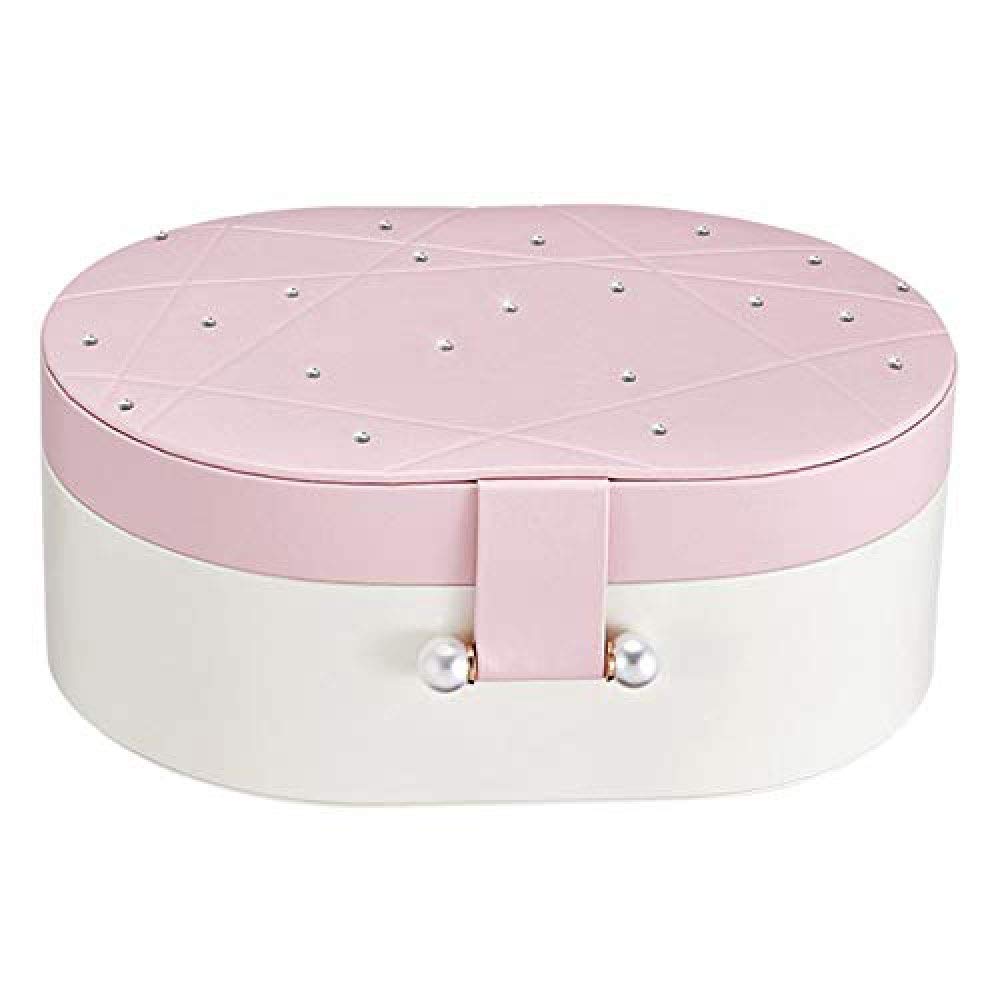 Schmuckschatulle – Schmuckschatulle für Damen, Schmuckschatulle mit Fächern, Halsketten-Schmuck-Organizer mit Schloss, Schmuckhalter für Ohrringe, Armbänder, Ringe, zum Präsentieren von Geschenken
